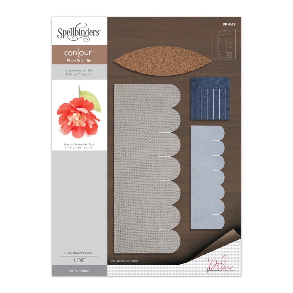 XL Spellbinders pocket full of posies die cut